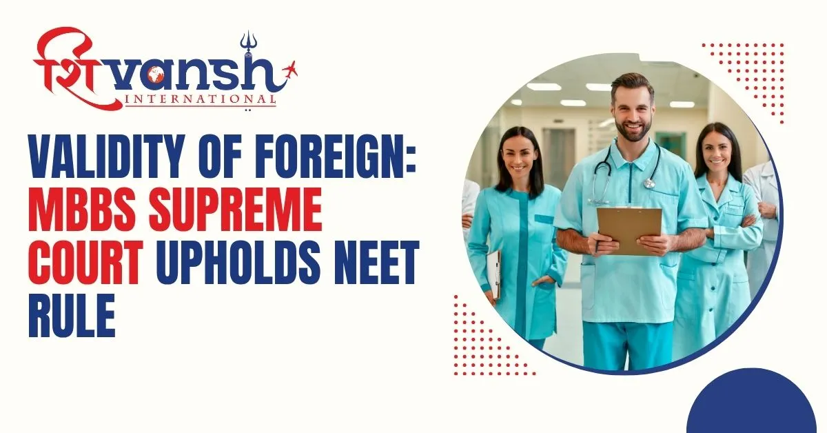 Validity Of Foreign MBBS: Supreme Court Upholds NEET Rule